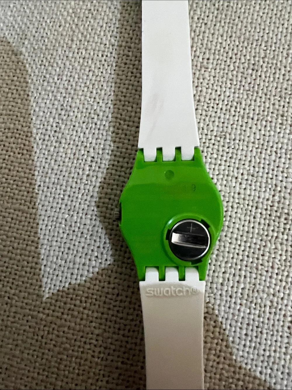 Vintage Swatch Yellow & Green Banana Motif Unisex Watch in original box